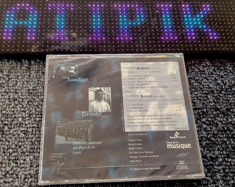 🎻 Cd Kernis Brahms - Salle Pleyel - Onpl - Création Française Introuvable 🎼 – photo 2